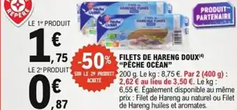 E.Leclerc Express Filet de hareng doux pêche océan offre