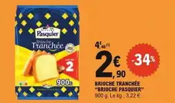 E.Leclerc Express Brioche tranchée brioche pasquier offre