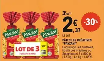 E.Leclerc Express Pâtes les créatives panzani offre