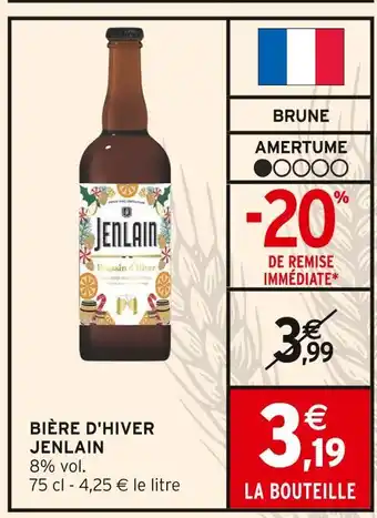 Intermarché JENLAIN Bière d'Hiver offre
