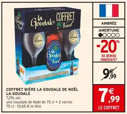 Intermarché LA GOUDALE Coffret bière la goudale de noël offre