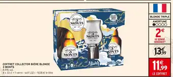 Intermarché 3 MONTS Coffret Collector Bière Blonde offre