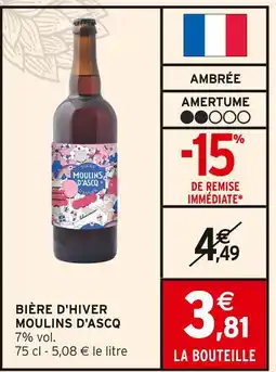 Intermarché Moulins d'Ascq Bière d'Hiver offre