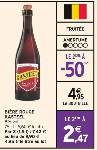 Intermarché KASTEEL Bière Rouge offre