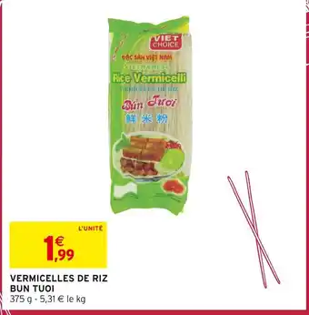 Intermarché Express BUN TUOI Vermicelles de Riz offre