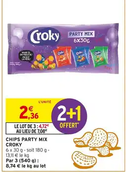 Intermarché CROKY Chips Party Mix offre