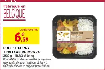Intermarché Express TRAITEUR DU MONDE Poulet curry offre
