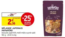 Intermarché Express PAPAPÉRO Mélange Japonais offre