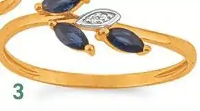E.Leclerc Bague saphirs et diamant offre