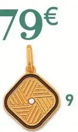 E.Leclerc Pendentif laque et diamant offre
