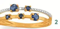 E.Leclerc bague saphirs et diamant offre