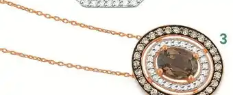 E.Leclerc collier quartz fumé offre