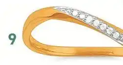 E.Leclerc Bague diamants 0,03 ct, taille 54 offre