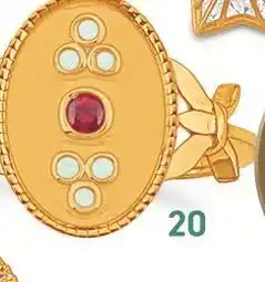 E.Leclerc bague péridots et grenat offre