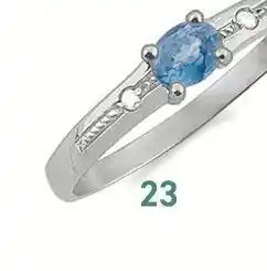E.Leclerc bague saphir et diamants offre