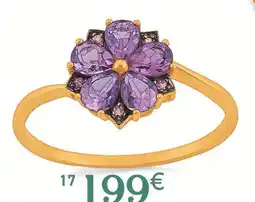 E.Leclerc bague améthystes et rhodolites offre
