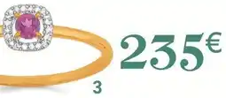 E.Leclerc bague rhodolite et diamants 0,03 ct offre
