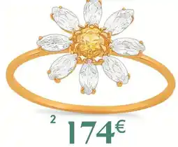 E.Leclerc bague citrine et topazes offre