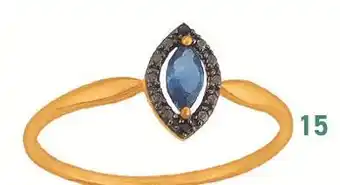 E.Leclerc bague saphir et spinelles offre