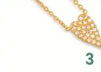 E.Leclerc Collier oxydes de zirconium offre