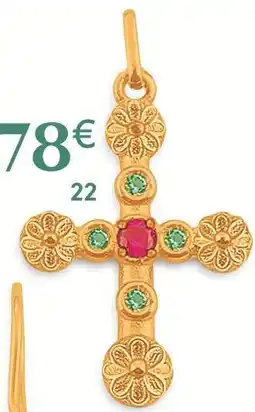 E.Leclerc pendentif oxydes de zirconium offre