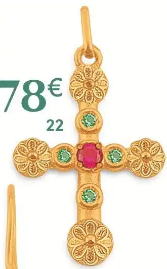 E.Leclerc pendentif oxydes de zirconium offre