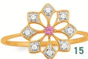 E.Leclerc Bague oxydes de zirconium, taille 54 offre