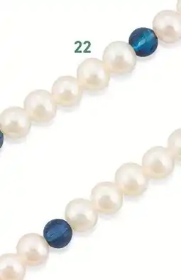 E.Leclerc Collier perles de culture et pierres synthétiques offre