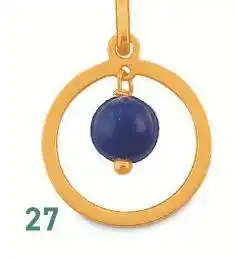 E.Leclerc pendentif lapis lazuli offre