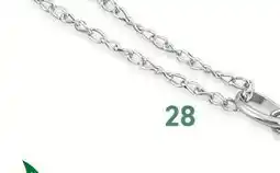 E.Leclerc Chaîne maille singapour, 42 cm offre