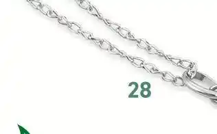 E.Leclerc Chaîne maille singapour, 42 cm offre