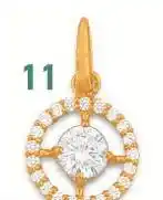 E.Leclerc pendentif oxydes de zirconium offre