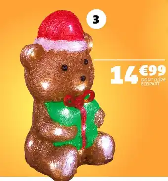 Gifi Ourson acrylique offre