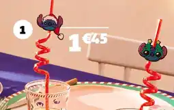 Gifi 4 pailles stitch offre