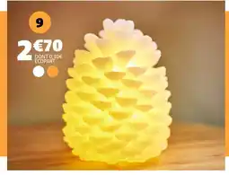 Gifi Lampe pomme de pin offre