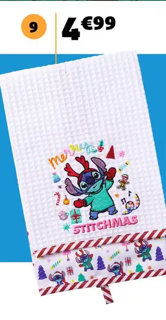 Gifi 2 torchons stitch offre