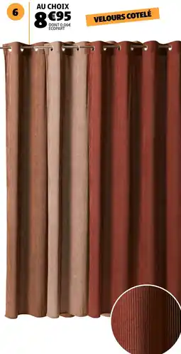 Gifi Rideau velours offre