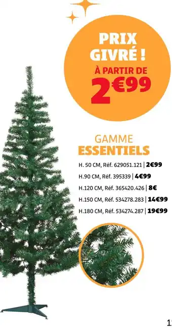 Gifi Gamme essentiels offre