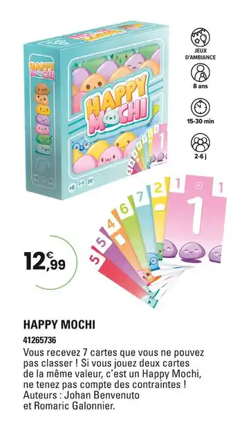 JouéClub Happy Mochi offre