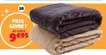 Gifi Plaid fausse fourrure offre