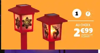 Gifi Borne solaire effet flamme offre