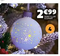 Gifi Boule de noël lumineuse offre