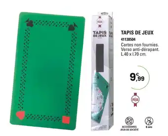 JouéClub Nom du Pion Tapis de jeux offre