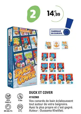 JouéClub Captain Games Duck et Cover offre