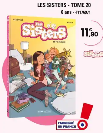 JouéClub LES SISTERS - TOME 20 offre