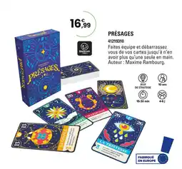 JouéClub Blackrock Games Présages offre