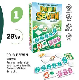 JouéClub Tiki Editions Double Seven offre