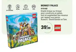 JouéClub LEGO Monkey Palace offre