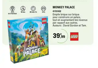 JouéClub LEGO Monkey Palace offre
