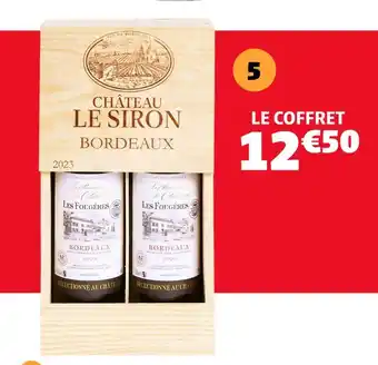 Gifi CHÂTEAU LE SIRON Coffret vin de bordeaux offre